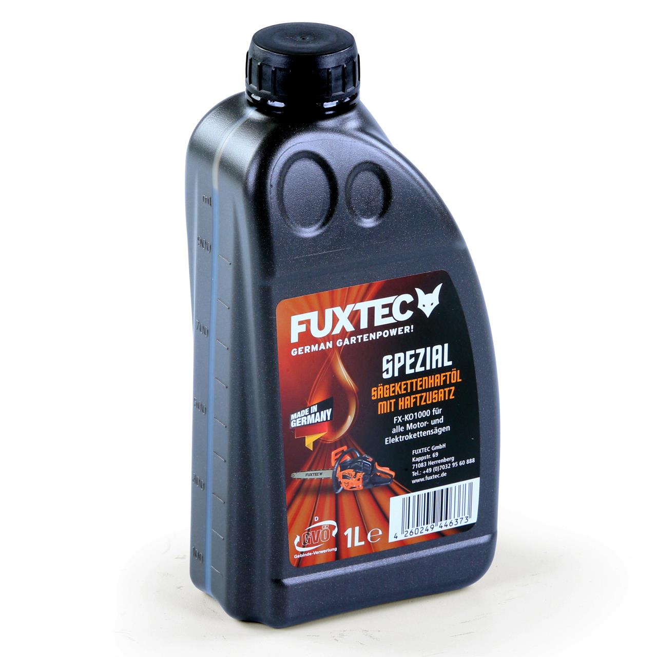 1 litre "Special" mineral saw-chain adhesive-oil FUXTEC KO1000
